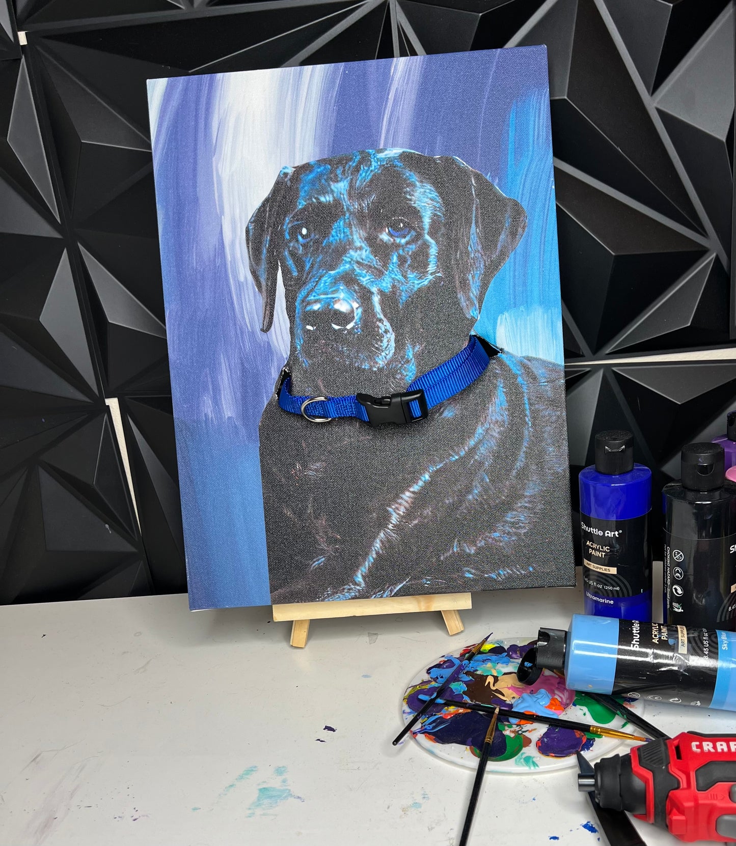 ™Fur-Ever Portraits, w/ “COLLAR” Canvas