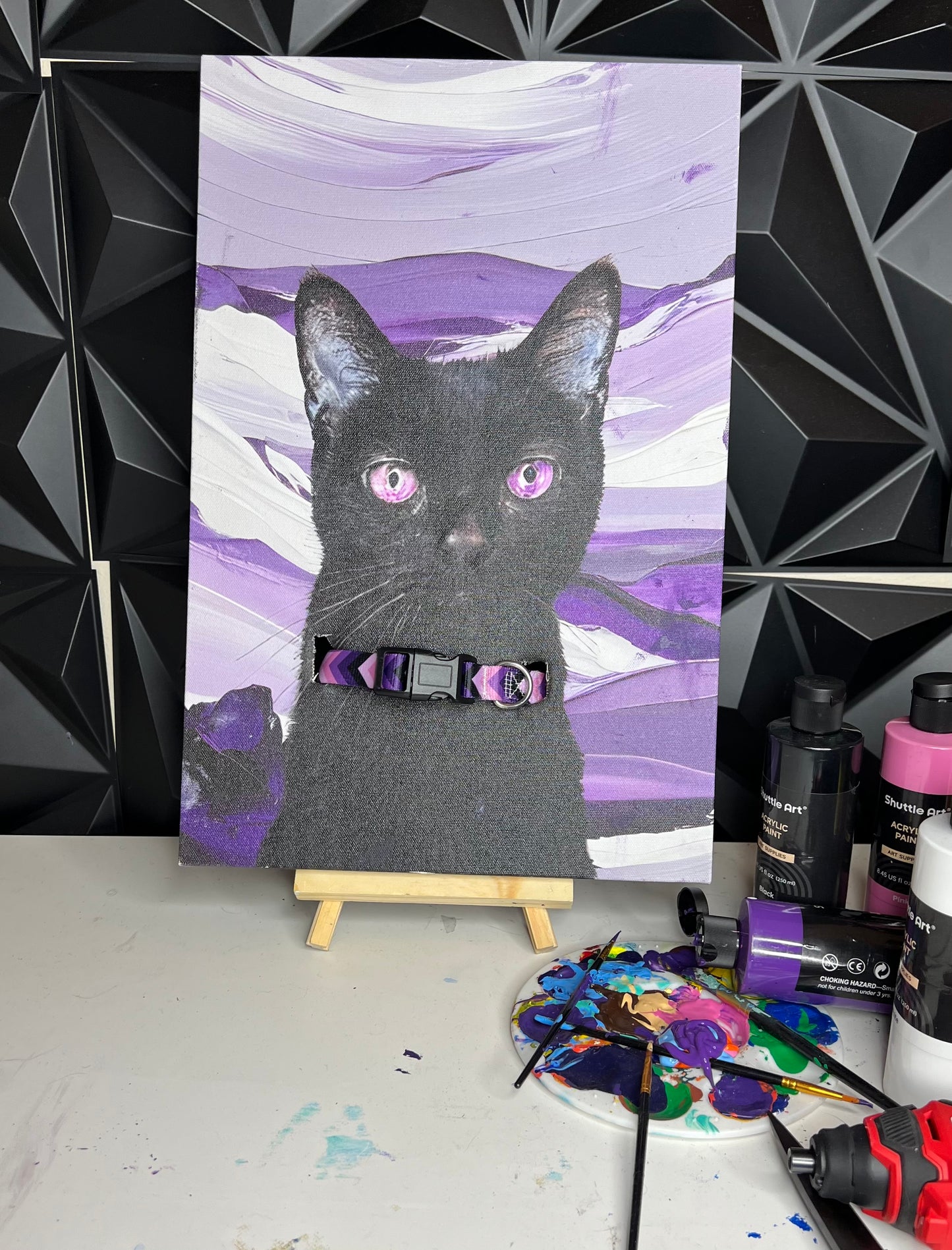 ™Fur-Ever Portraits, w/ “COLLAR” Canvas