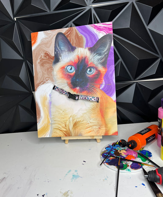 ™Fur-Ever Portraits,                               w/ “COLLAR” Canvas