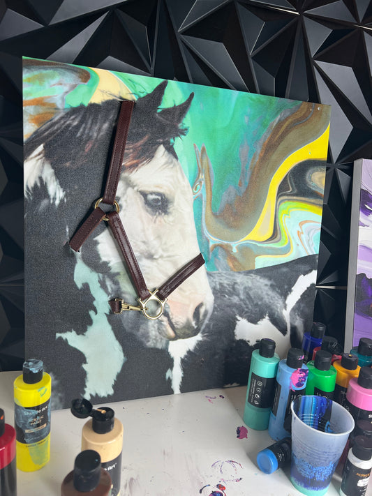 Fur-Ever Portraits, w/ "HALTER/BRIDLE" Canvas